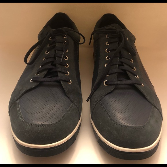 Cole Haan Blue Leather & Suede Shoes, Size 15 W, Excellent preowned condition - Picture 2 of 8